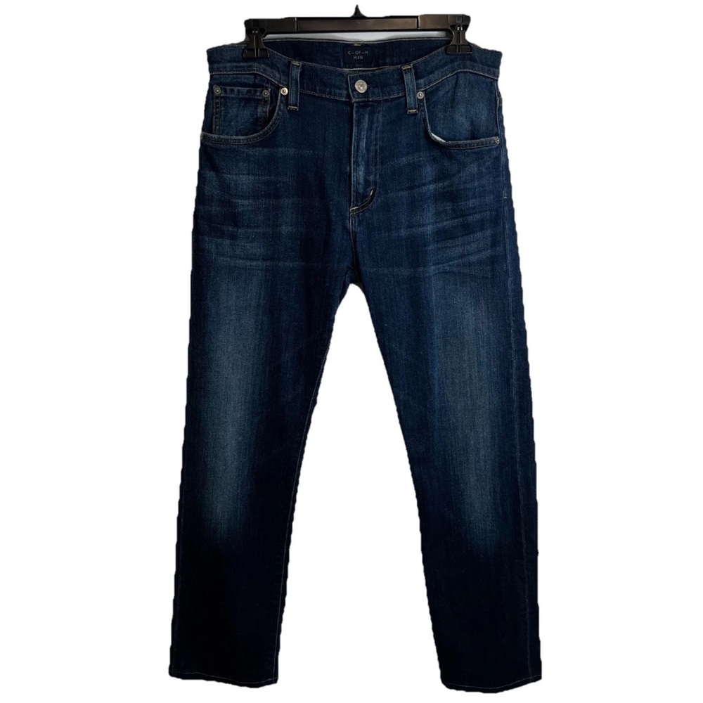 Citizens of Humanity Man Core Slim Straight 31x29 Distress Stretch Denim USA